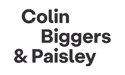 Colin Biggers & Paisley logo in black